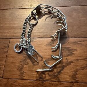 Premium Silver Prong Dog Collar